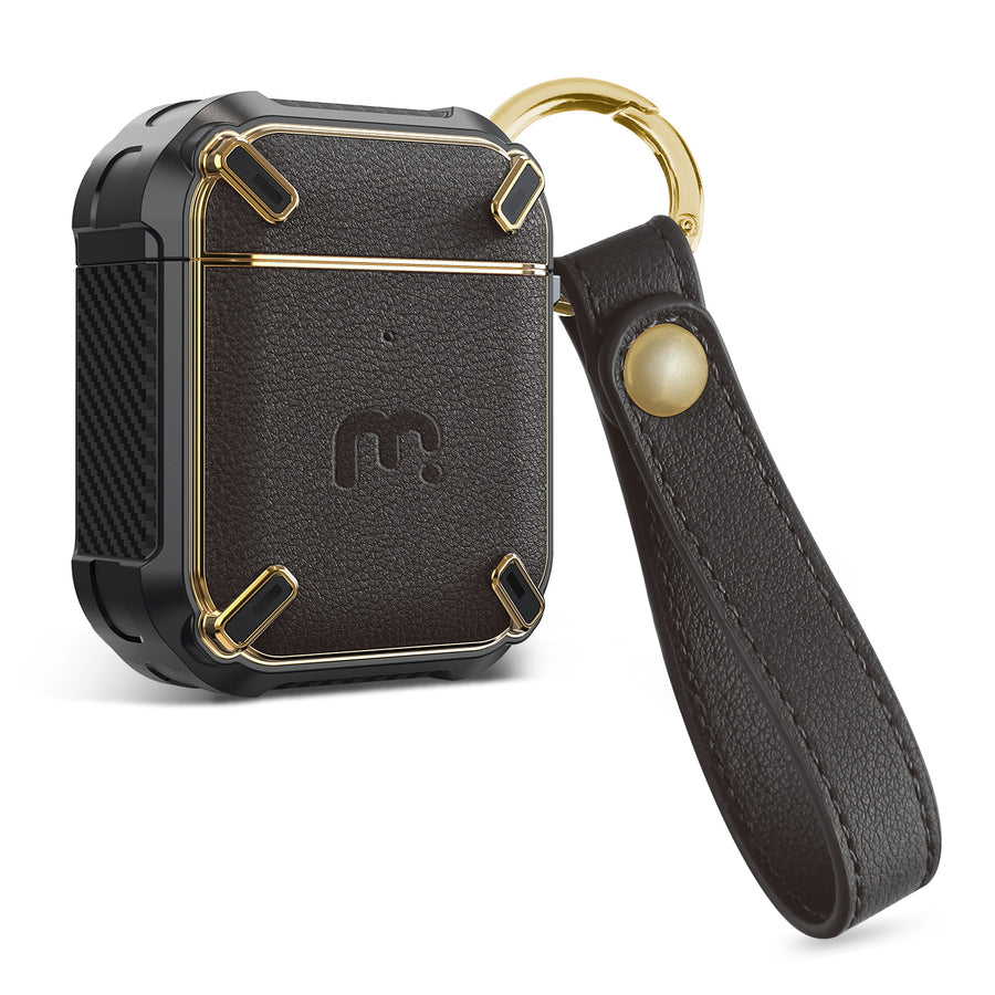 MyBat Pro Leather Armor Series Case for Apple AirPods Gen 1 and Gen 2 - Black - RAIRPCSFSSS011-2.jpg