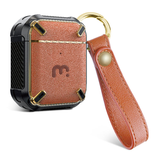 MyBat Pro Leather Armor Series Case for Apple AirPods Gen 1 and Gen 2 - Brown - RAIRPCSFSSS012-2.jpg