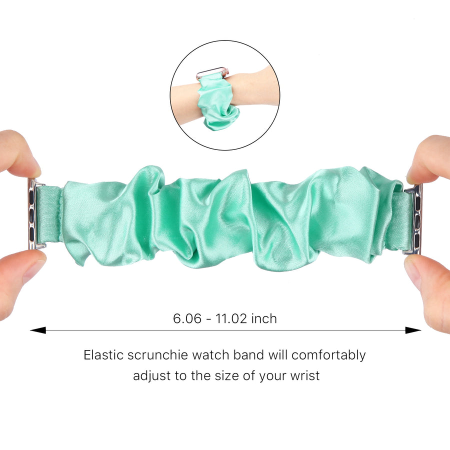 MyBat Pro Scrunchie Watchband for Apple Watch 38mm / 40mm - Green - RAPWH40BAN243-3.jpg