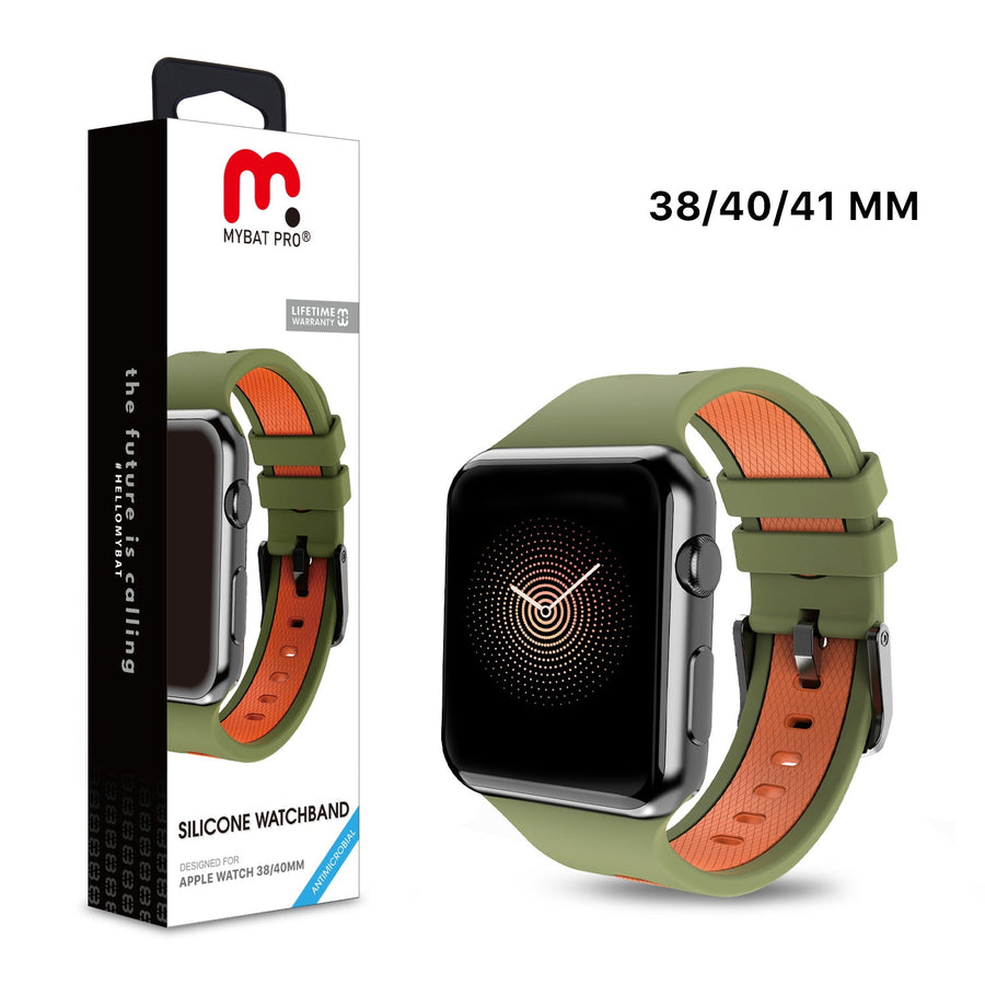 MyBat Pro Silicone Watchband for Apple Watch 41mm / 40mm - Green
