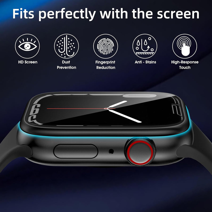 MyBat Pro 3D Full Coverage Tempered Glass Screen Protector with Installation Frame for Apple Watch SE (2022) 40mm/Watch SE 3 40mm / Watch SE 40mm - Black - RAPWH40SC371-3.jpg