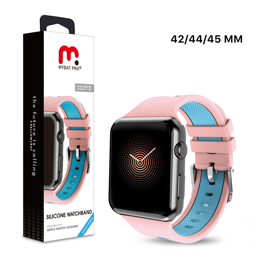 MyBat Pro Silicone Watchband for Apple Watch 45mm / 44mm - Pink - RAPWH44BAN263-1.jpg