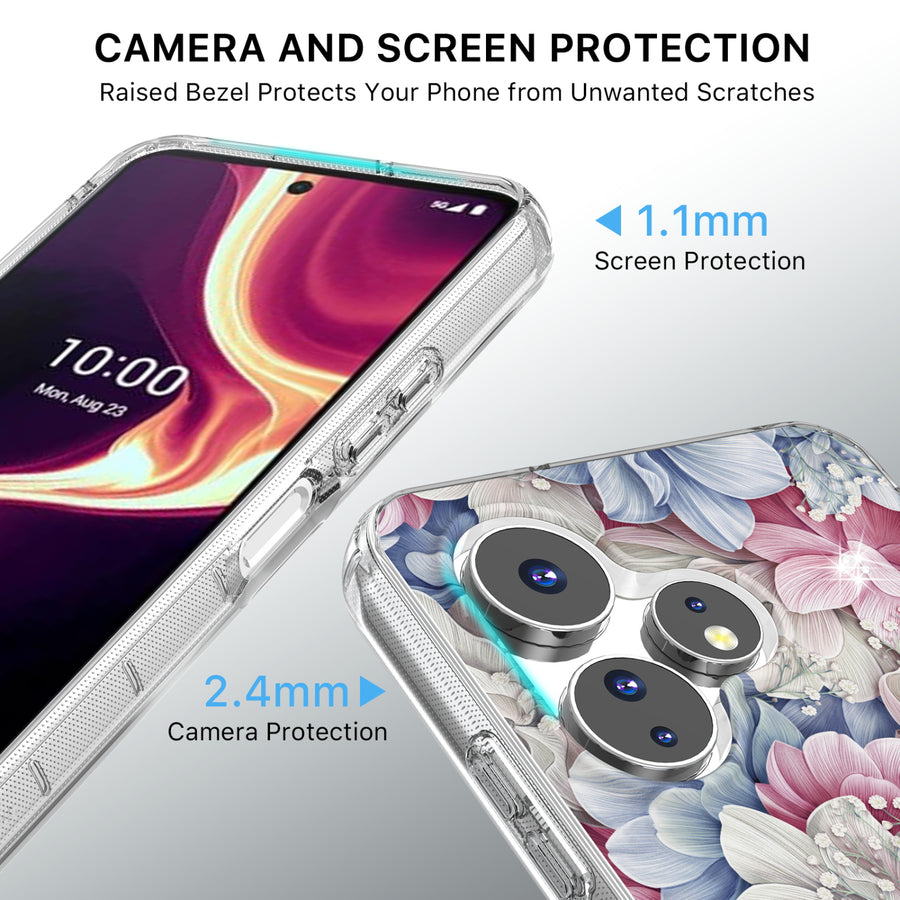 MyBat Pro Mood Series Case (with Diamonds) for Boost Celero 5G Plus (2024) - Floral Gems - RBTCE3PCSFSSD156-4.jpg
