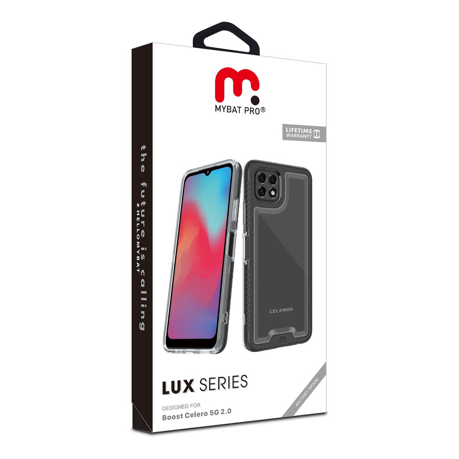 MyBat Pro Lux Series Case for Boost Celero 5G 2.0 - Black