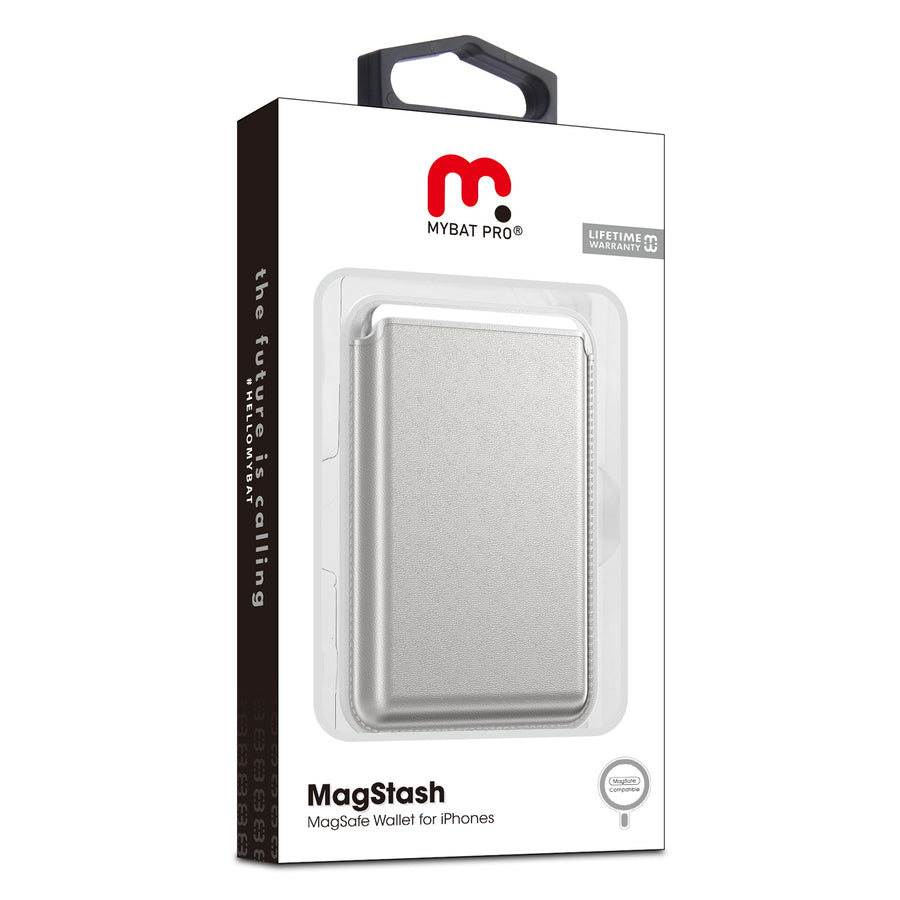 MyBat Pro MagStash MagSafe Wallet - Silver - RCARDPOUCH302-9.jpg