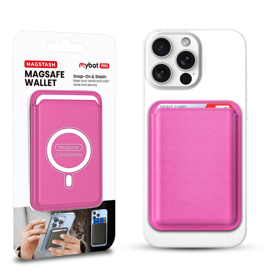 MyBat Pro MagStash MagSafe Wallet - Hot Pink