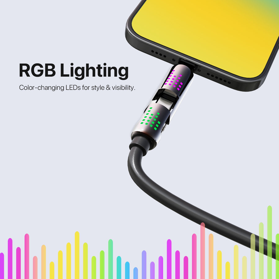 MyBat Pro 240W 4-in-1 Silicone Charging Cable w/ RGB Lights - 4FT - Black - RCB4IN1MO13BK12-6.jpg