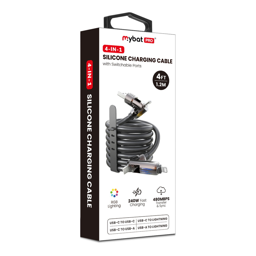 MyBat Pro 240W 4-in-1 Silicone Charging Cable w/ RGB Lights - 4FT - Black - RCB4IN1MO13BK12-9.jpg