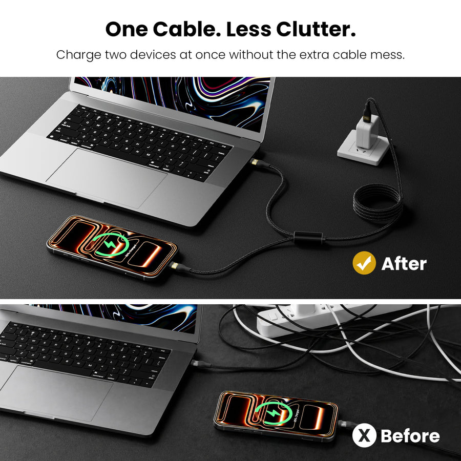 MyBat Pro 100W USB-C to Dual USB-C Braided Charging Cable - 6FT - Black - RCBC2CMO20BK18-100-2.JPG