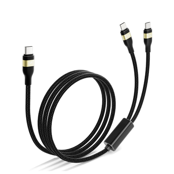 MyBat Pro 100W USB-C to Dual USB-C Braided Charging Cable - 6FT - Black - RCBC2CMO20BK18-100.JPG