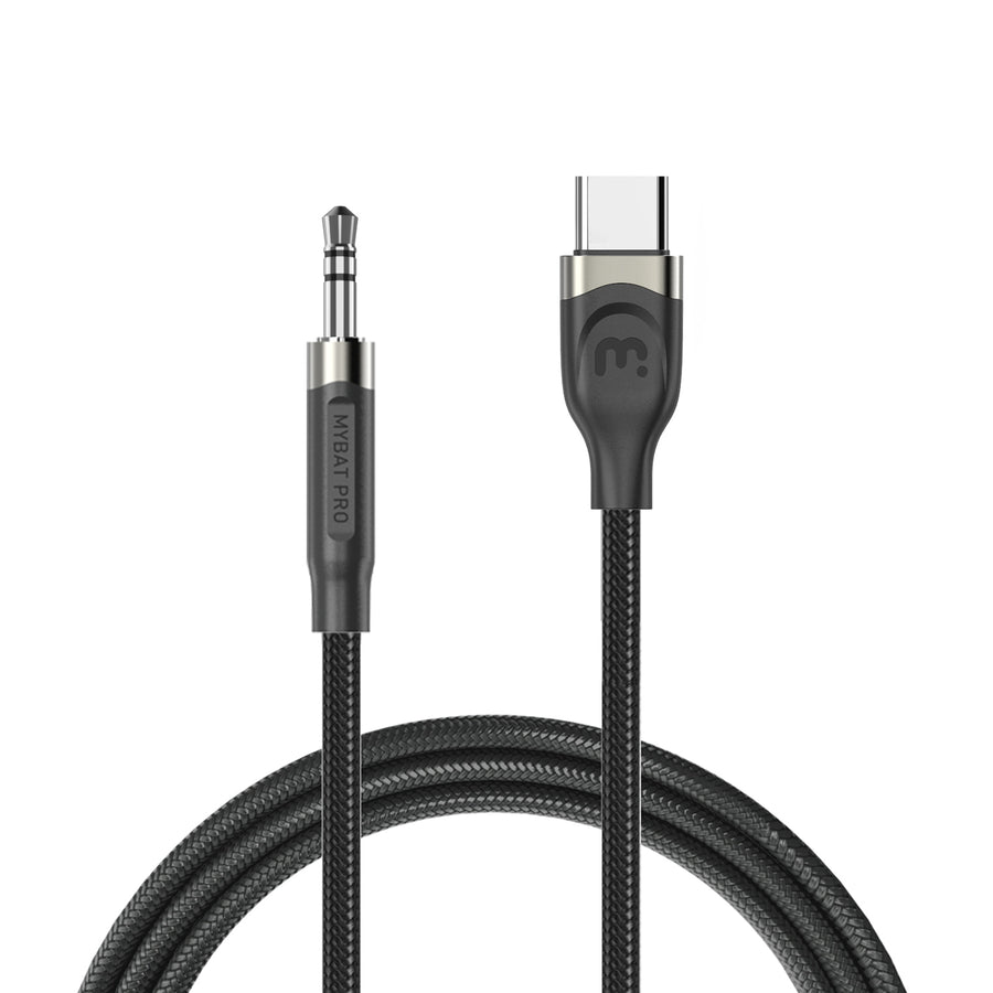MyBat Pro USB-C to 3.5mm Male Audio Cable - 4 FT - Black - RCBC3MO46B12-2.jpg