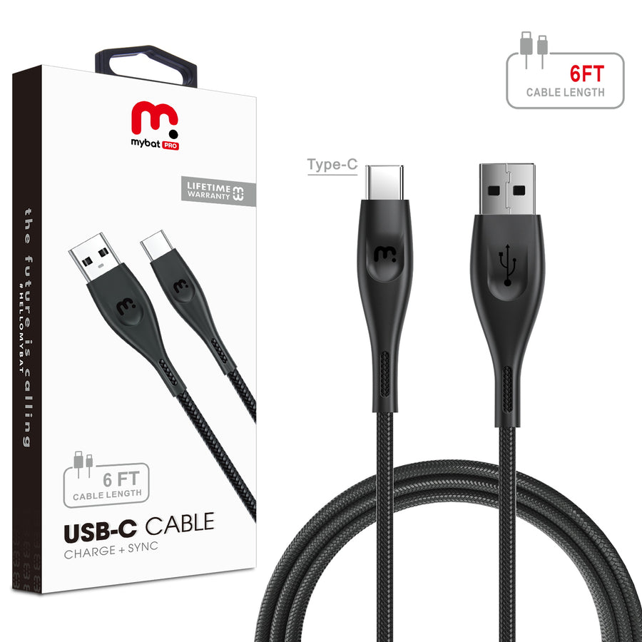 MyBat Pro USB-A to USB-C Cable - 6 FT - Black - RCBCAMO001-1.jpg