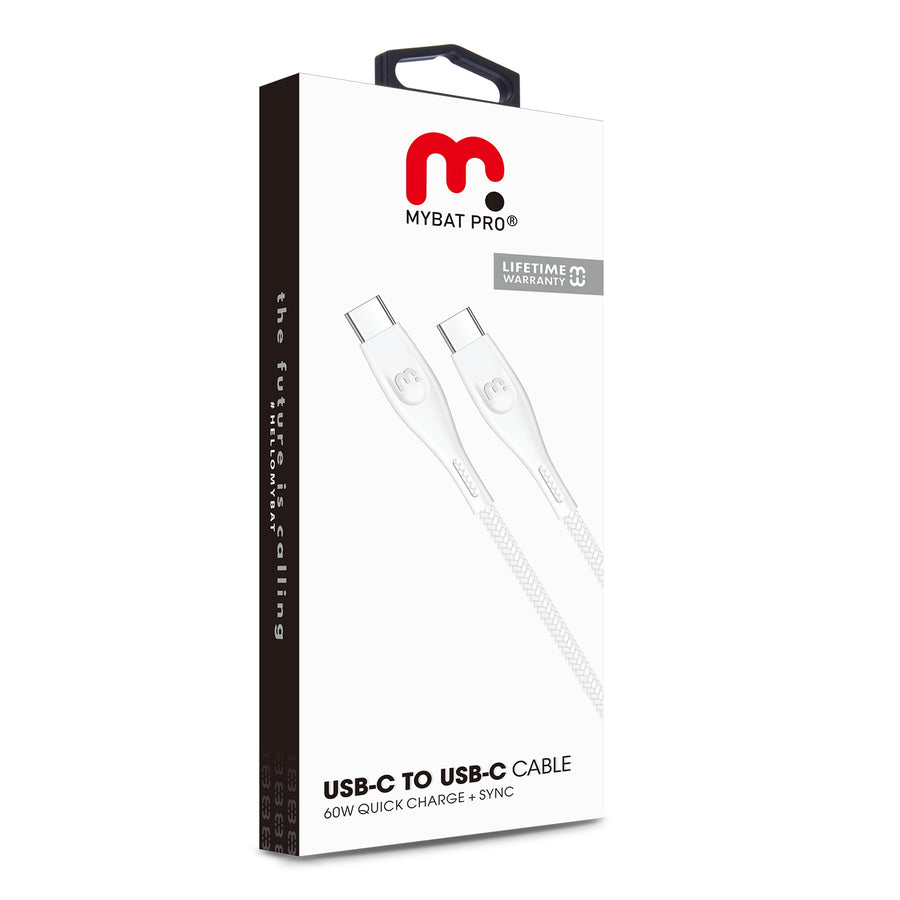 MyBat Pro USB-C to USB-C Cable - 6 FT - White - RCBCCMO002-8.jpg