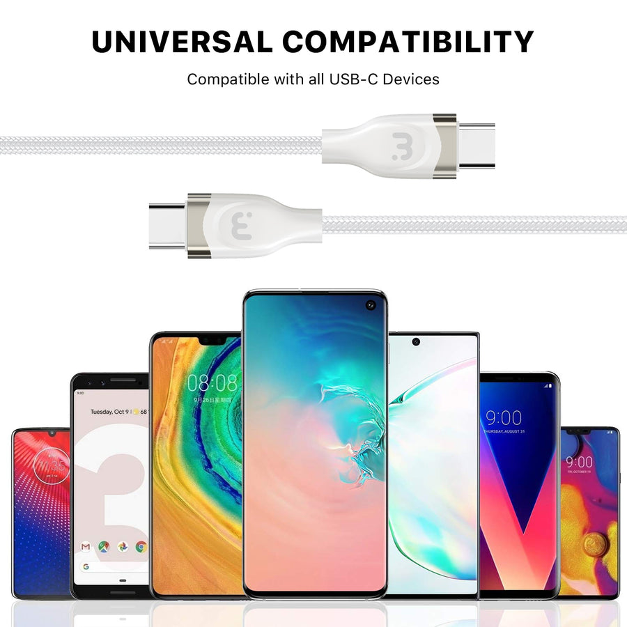 MyBat Pro USB-C to USB-C Braided Cable - 6FT - White - RCBCCMO06W18-3.jpg