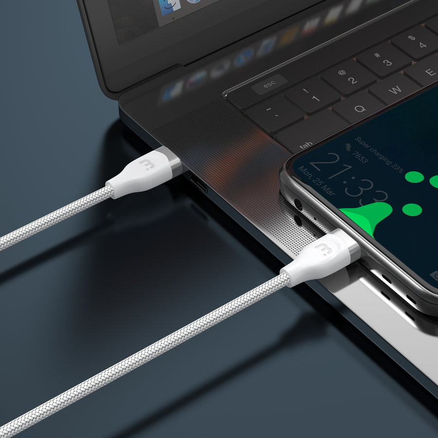 MyBat Pro USB-C to USB-C Braided Cable - 6FT - White - RCBCCMO06W18-7.jpg