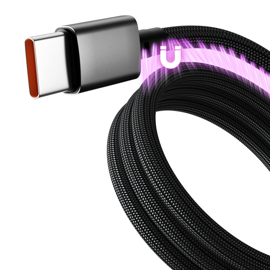 MyBat Pro MagCoil USB-C to USB-C Braided Magnetic Cable - 6FT - Black - RCBCCMO16BK18-3.jpg