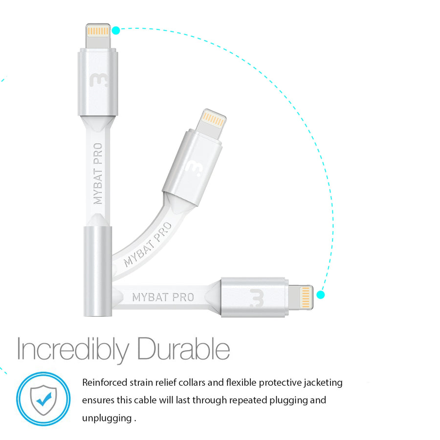MyBat Pro MFi Lightning Connector to 3.5mm Adapter - White - RCBFL3MN38W08-3.jpg