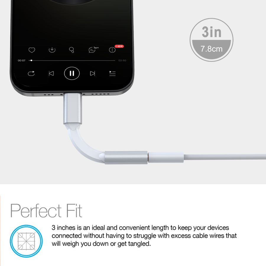 MyBat Pro MFi Lightning Connector to 3.5mm Adapter - White - RCBFL3MN38W08-4.jpg