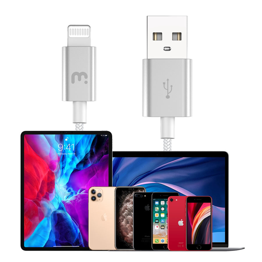 MyBat Pro MFi USB-A to Lightning Sync Cable - 6.5 FT - White - RCBFLAMO36W20-5.jpg
