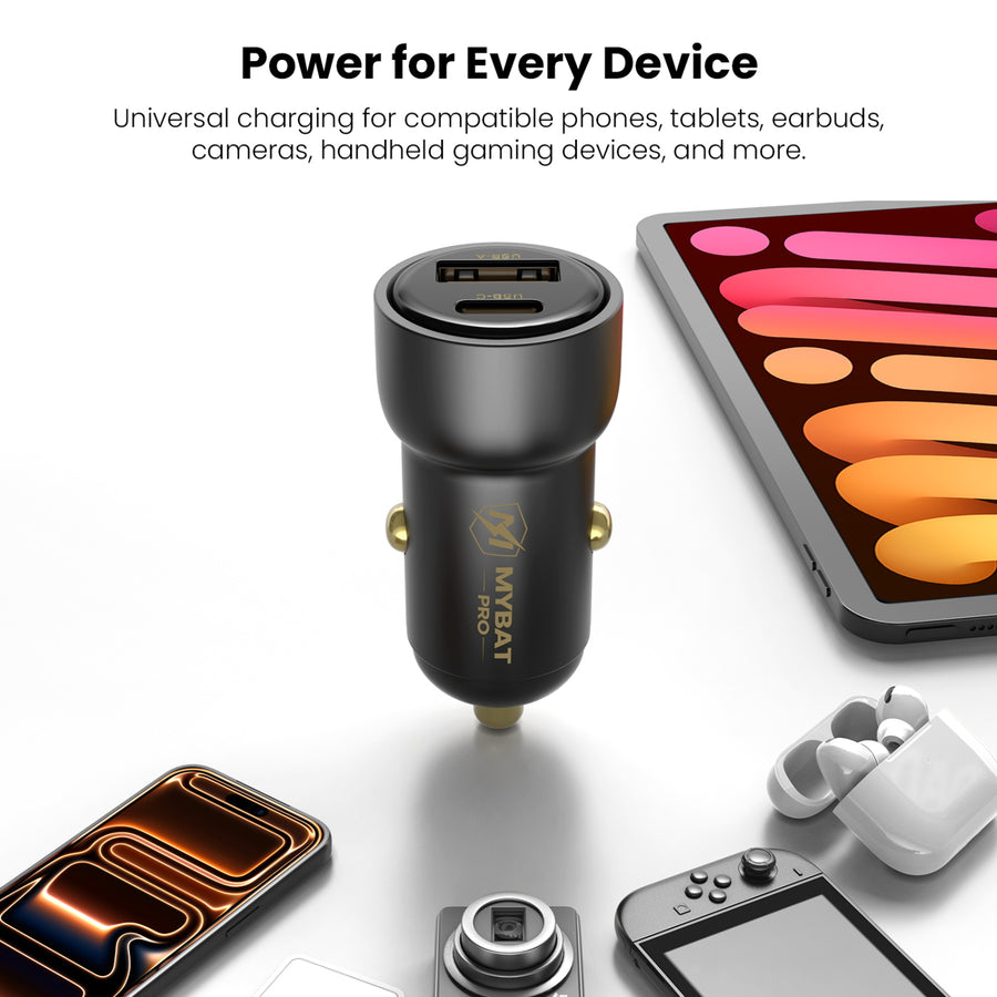 MyBat Pro 30W Dual-Port Car Charger - Black - RCGCARC20BK-2.JPG