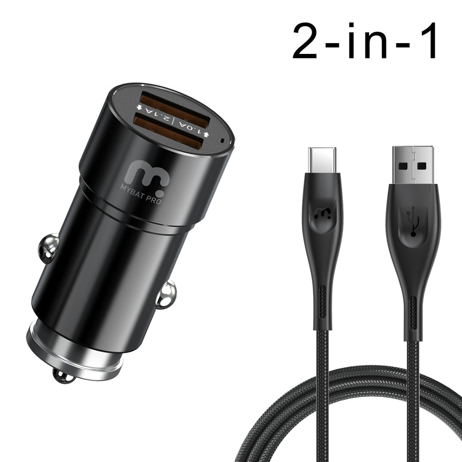MyBat Pro 2-in-1 Car Charger with 6ft Type-C USB Cable - Black - RCGCARCAMOD01-2.jpg