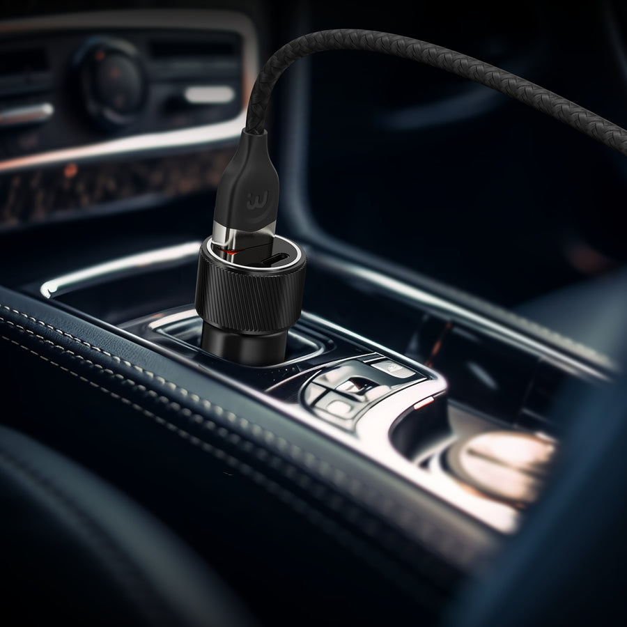 MyBat Pro 2-in-1 Dual Port Quick Power Delivery Car Charger (30W) With USB-C Cable- Black - RCGCARCCMO48B20-6.jpg