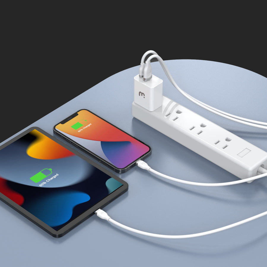 MyBat Pro Dual Port Fast Charging Power Delivery Wall Charger (22W) - White - RCGTRAC06W-5.jpg