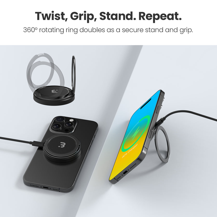 MyBat Pro DockIt 360° MagSafe Wireless Charger + Ring Grip Stand - Black - RCGWIRC20BK-7.jpg