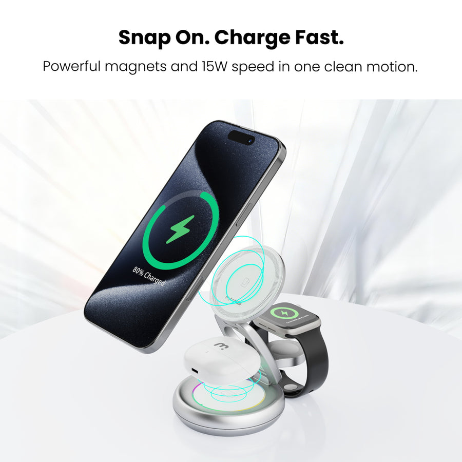 MyBat Pro 3-in-1 FoldMate Stack Wireless Charging Dock - Silver - RCGWIRC27SL-8.jpg