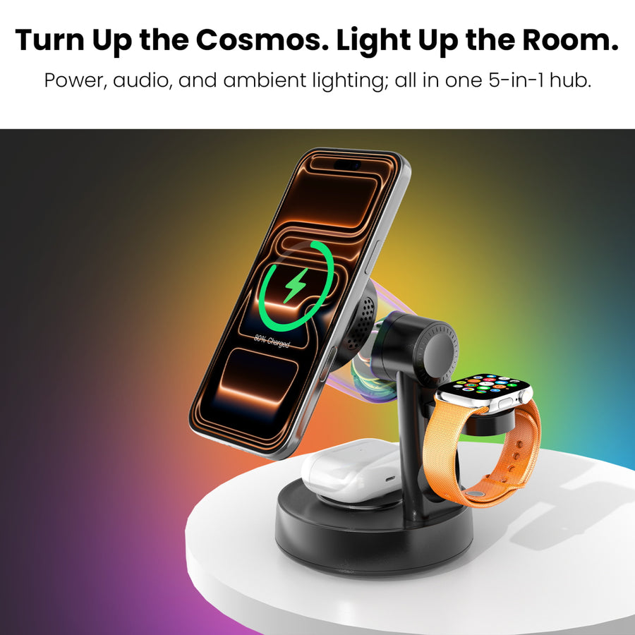 MyBat Pro Luna 5-in-1 MagSafe Wireless Charging Dock & Speaker with Lights - Black - RCGWIRC28BK-4.jpg