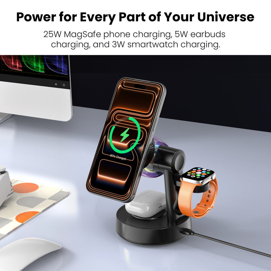 MyBat Pro Luna 5-in-1 MagSafe Wireless Charging Dock & Speaker with Lights - Black - RCGWIRC28BK-6.jpg