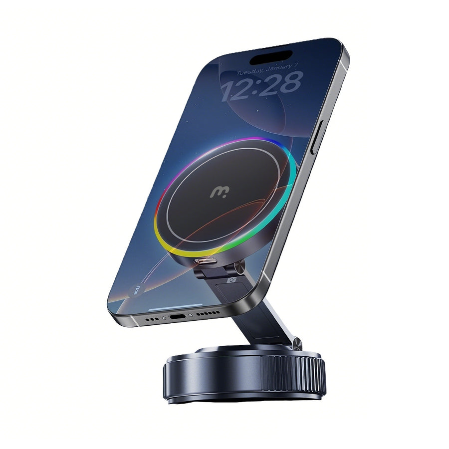 MyBat Pro PowerVac Wireless Charging Magnetic Vacuum Suction Phone Mount - Black - RCGWIRC29BK-3.jpg