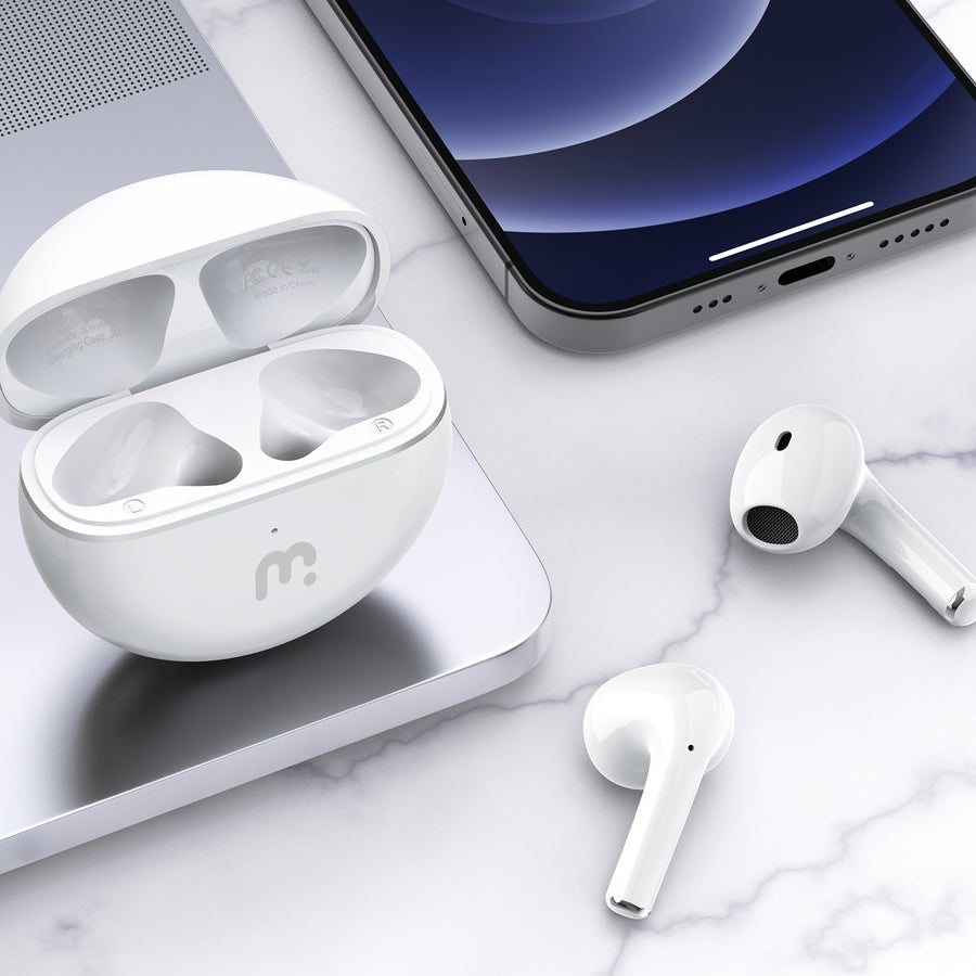 MyBat Pro Orbit True Wireless Earbuds with Charging Case - White - RFHSBTST092-8.jpg