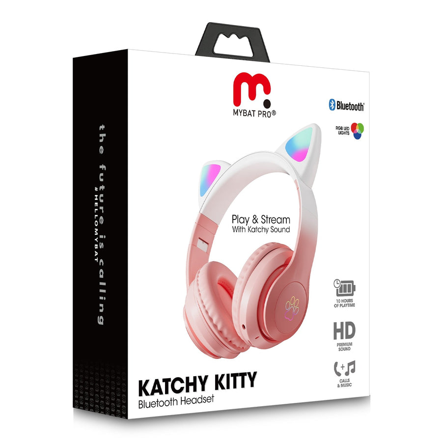 MyBat Pro Katchy Kitty Children’s Wireless Headset - Pink