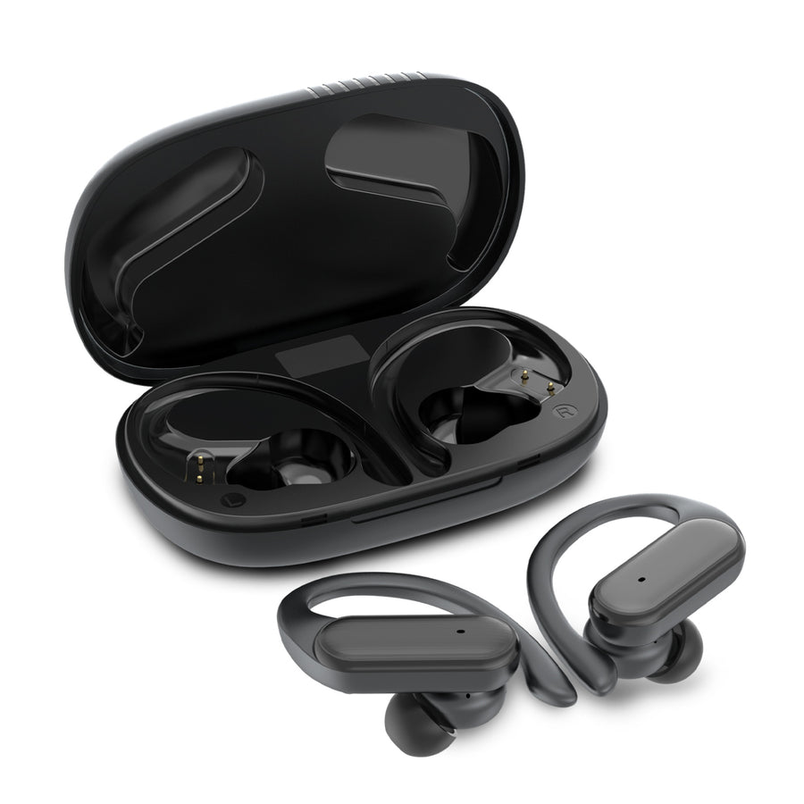 MyBat Pro Glide True Wireless Earhooks Earbuds with Charging Case - Black - RFHSBTST161-2.jpg