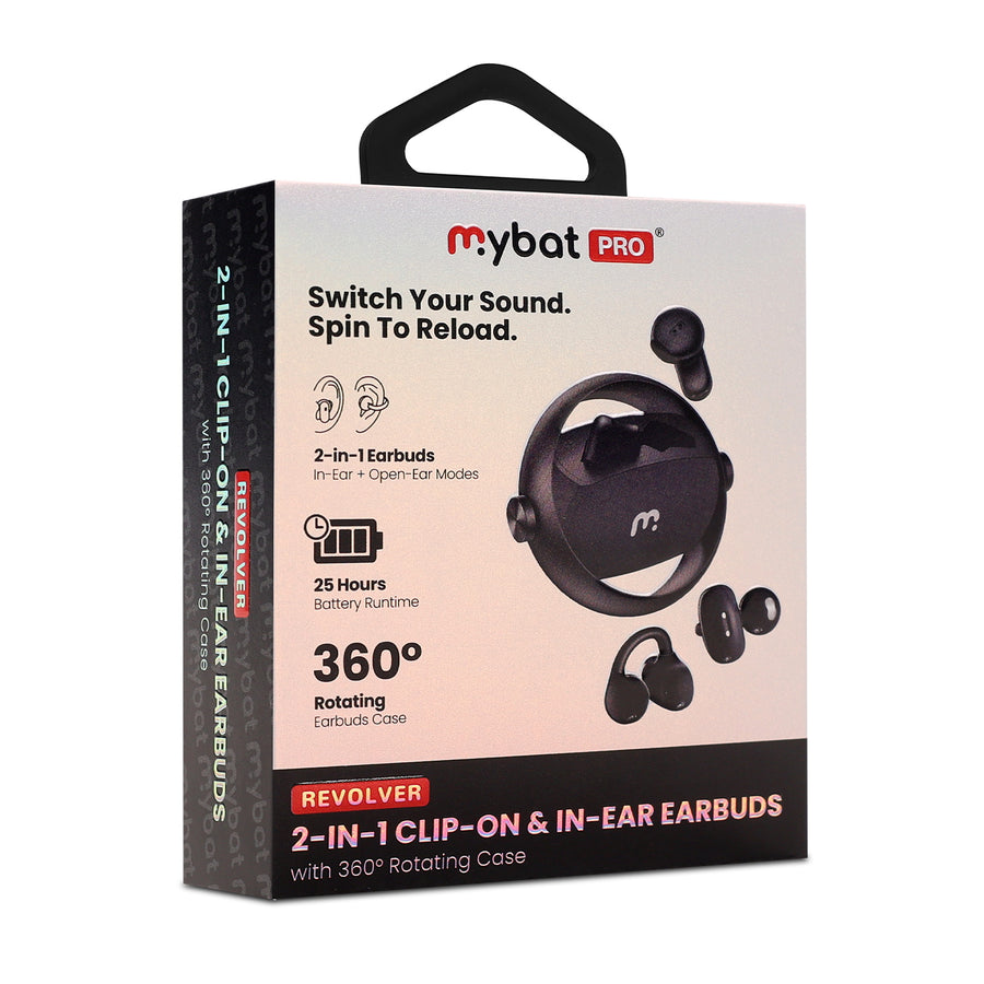 MyBat Pro Revolver 2-in-1 Clip-On & In-Ear Earbuds + Rotating Case - Black - RFHSBTST291-1.JPG