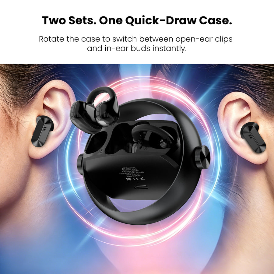 MyBat Pro Revolver 2-in-1 Clip-On & In-Ear Earbuds + Rotating Case - Black - RFHSBTST291-3.JPG
