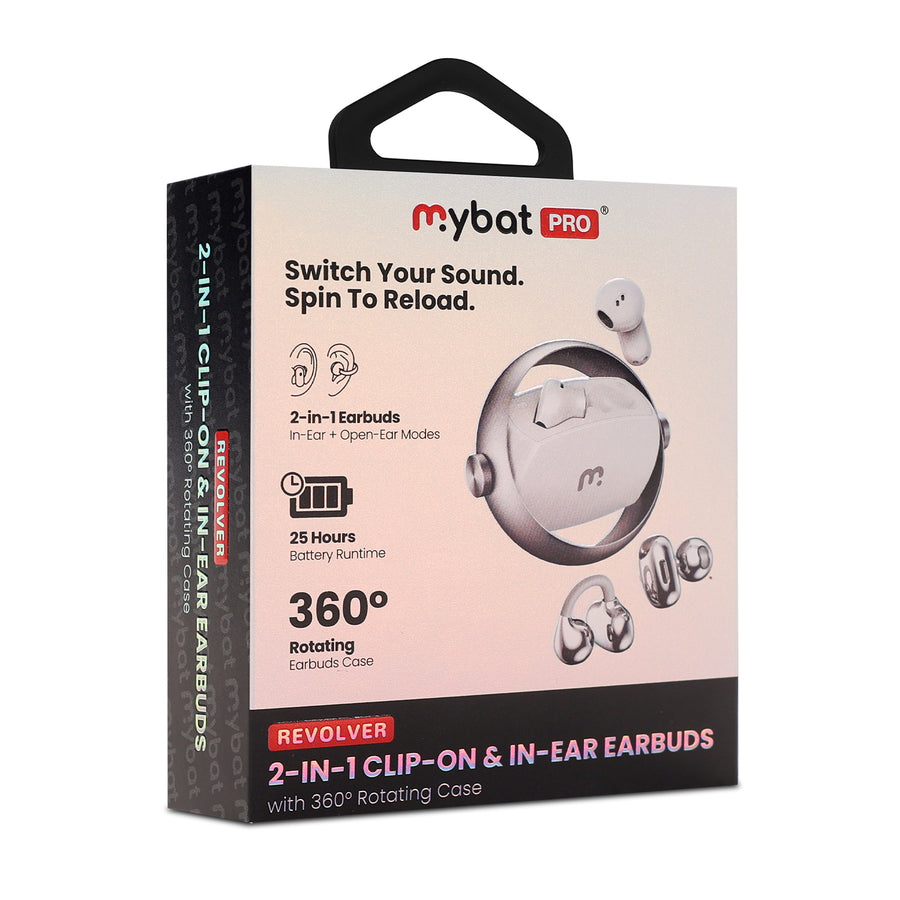 MyBat Pro Revolver 2-in-1 Clip-On & In-Ear Earbuds + Rotating Case - White - RFHSBTST292-1.JPG