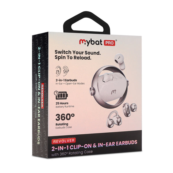 MyBat Pro Revolver 2-in-1 Clip-On & In-Ear Earbuds + Rotating Case - White - RFHSBTST292-1.JPG