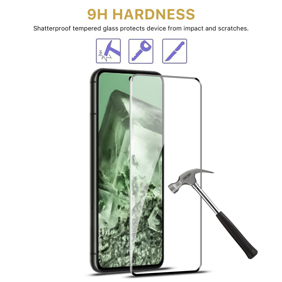 MyBat Pro Full Curve Coverage Tempered Glass Screen Protector for Google Pixel 8 - Black - RGP8SC83A-6.jpg