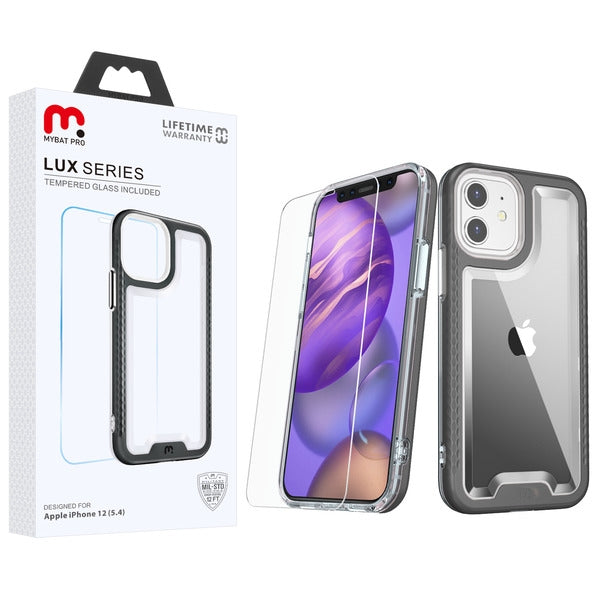 MyBat Pro Lux Series Case for Apple iPhone 12 mini (5.4) - Black