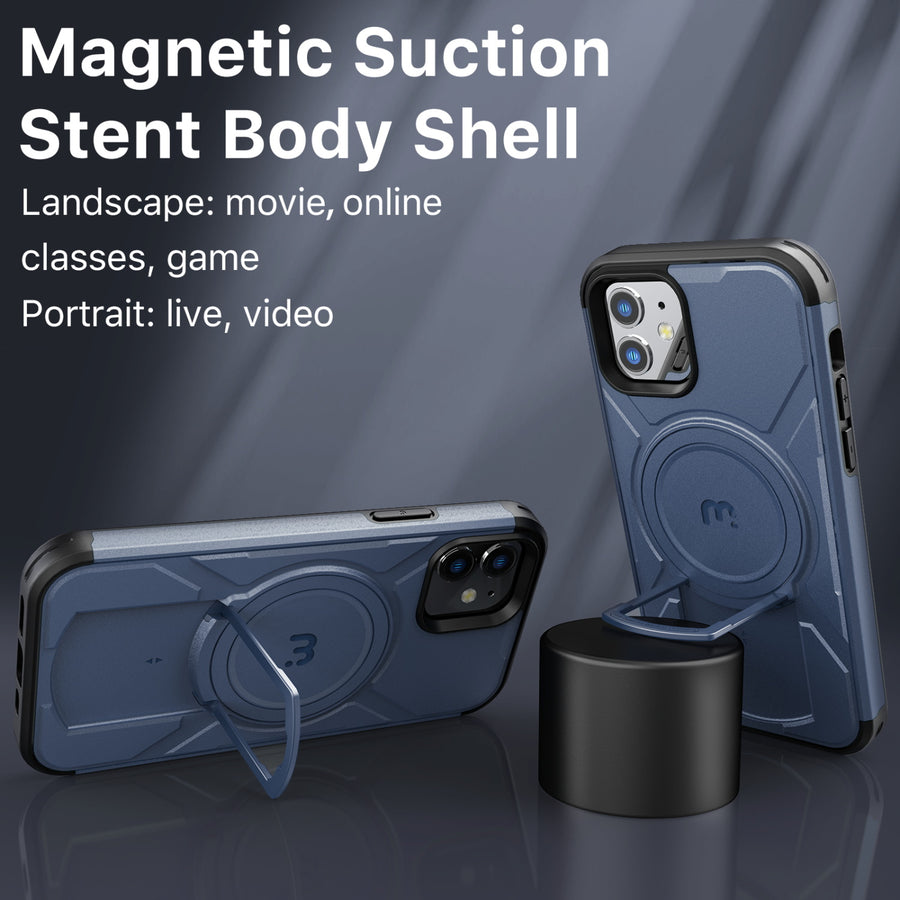 MyBat Pro Stealth Series Case for Apple iPhone 12 Pro (6.1) / 12 (6.1) - Blue / Black - RIP12PCSSTSMS202-3.jpg