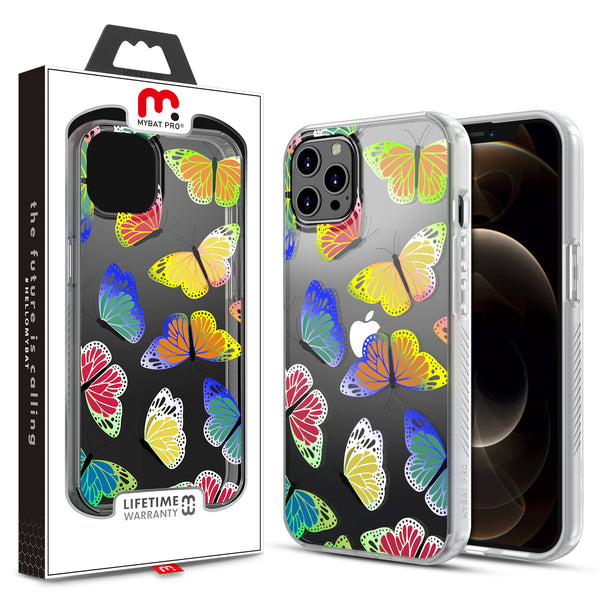 MyBat Pro Mood Series Case for Apple iPhone 12 Pro Max (6.7) - Neon Butterfies - RIP12PMCSFSSM368-1.jpg