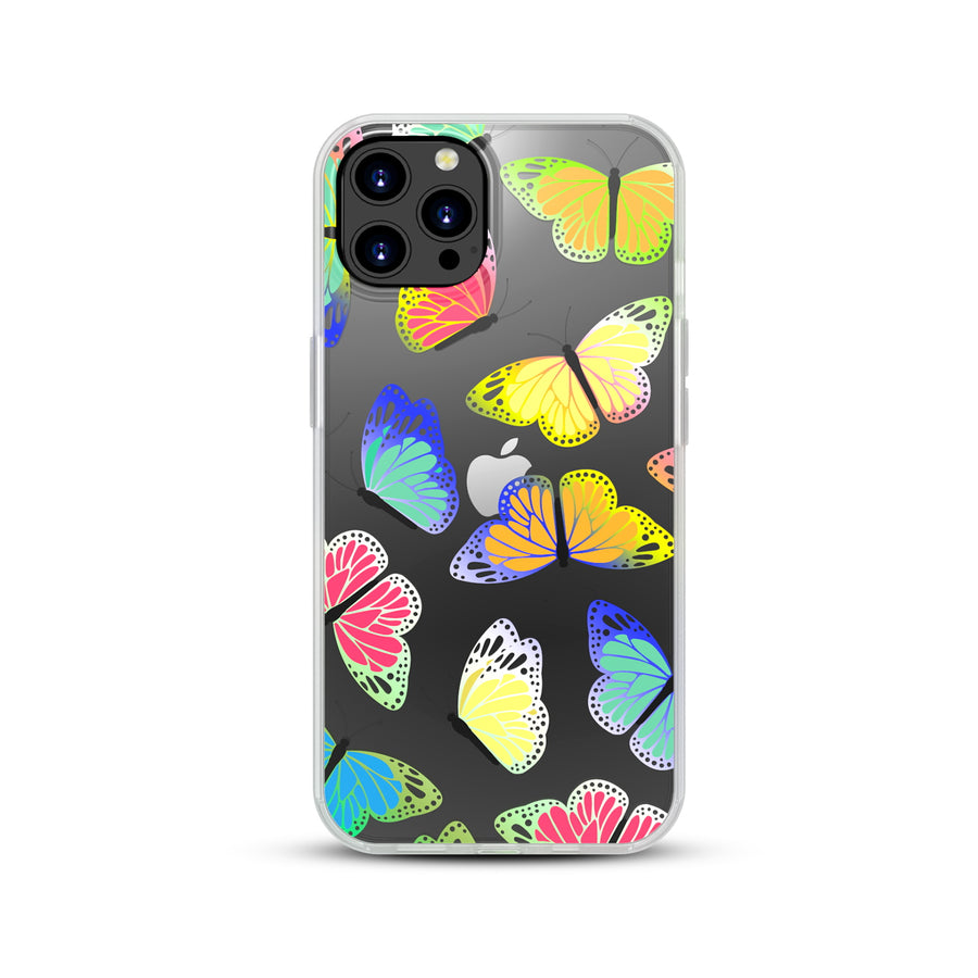 MyBat Pro Mood Series Case for Apple iPhone 12 Pro Max (6.7) - Neon Butterfies - RIP12PMCSFSSM368-3.jpg