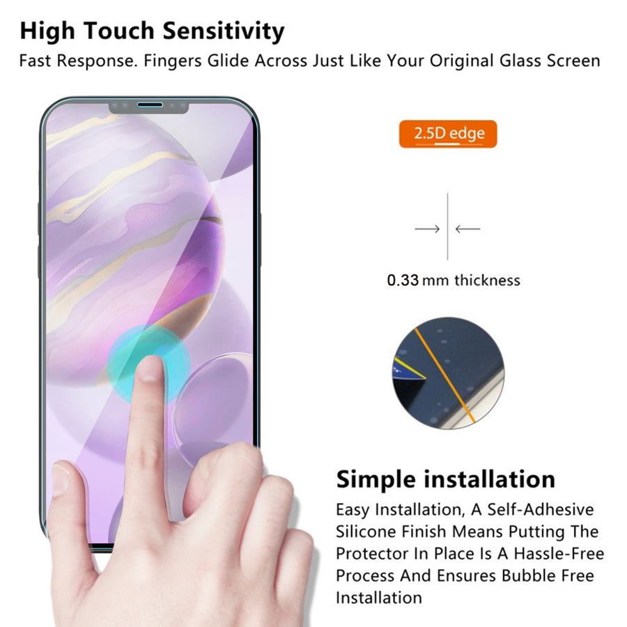 MyBat Pro Tempered Glass Screen Protector for Apple iPhone 12 Pro Max (6.7) - Clear - RIP12PMSC81-6.jpg