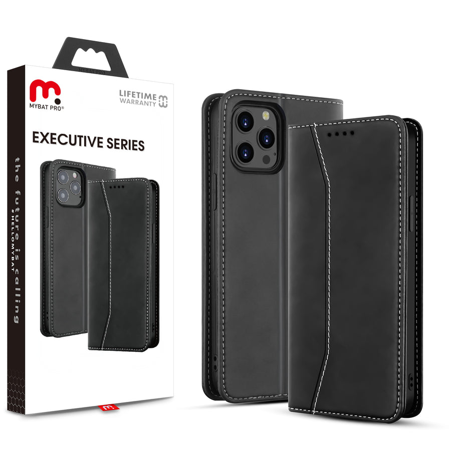 MyBat Pro Executive Series Case for Apple iPhone 12 Pro (6.1) / iPhone 12 (6.1) - Black - RIP12PPCMJP001-1.jpg