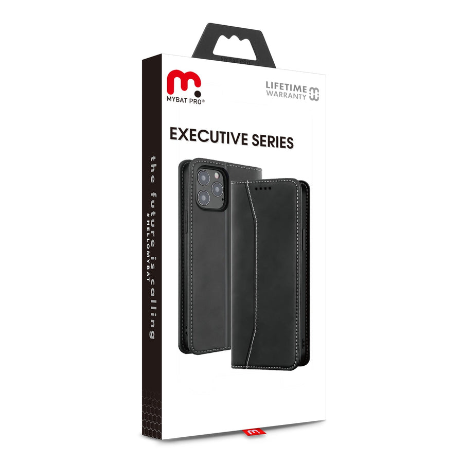 MyBat Pro Executive Series Case for Apple iPhone 12 Pro (6.1) / iPhone 12 (6.1) - Black