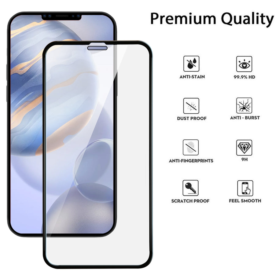 MyBat Pro Full Coverage Tempered Glass Screen Protector for Apple iPhone 12 Pro (6.1) / iPhone 12 (6.1) - Clear - RIP12PSC85A-7.jpg
