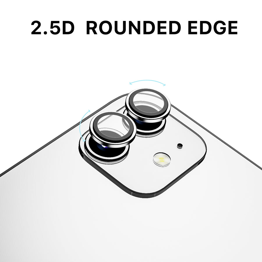MyBat Pro Tempered Glass CamShield Lens Protector for Apple iPhone 12/iPhone 12 mini / 11 - Silver - RIP12SCLE302-5.jpg