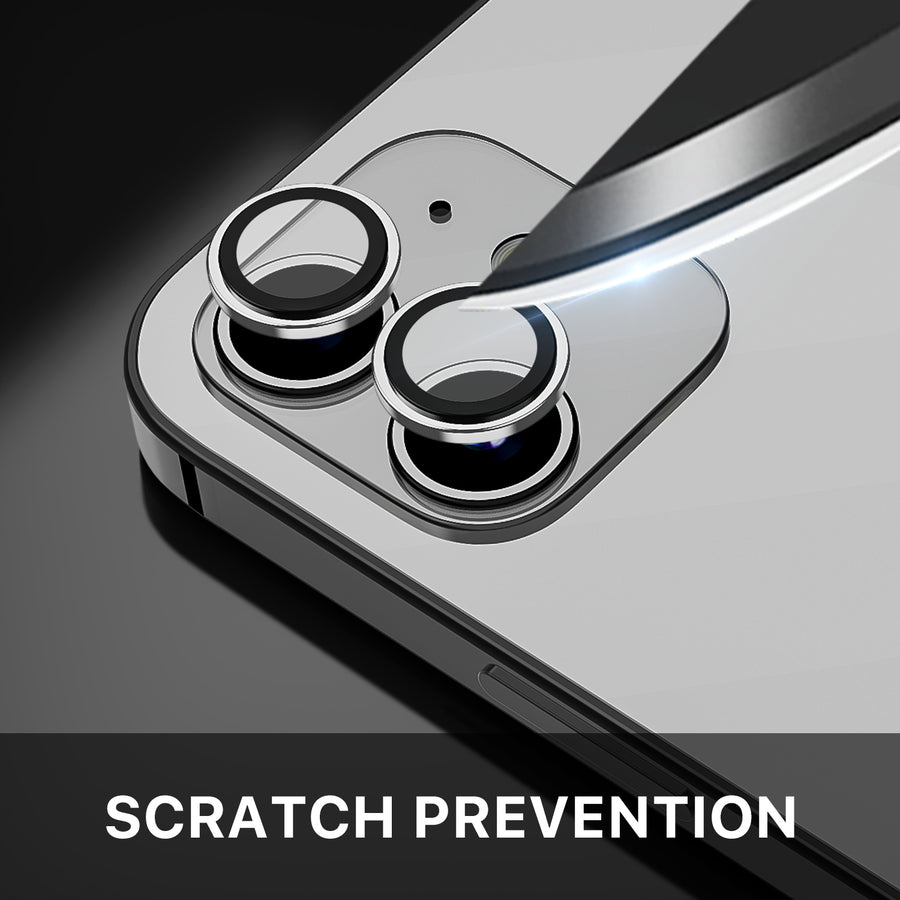 MyBat Pro Tempered Glass CamShield Lens Protector for Apple iPhone 12/iPhone 12 mini / 11 - Silver - RIP12SCLE302-6.jpg